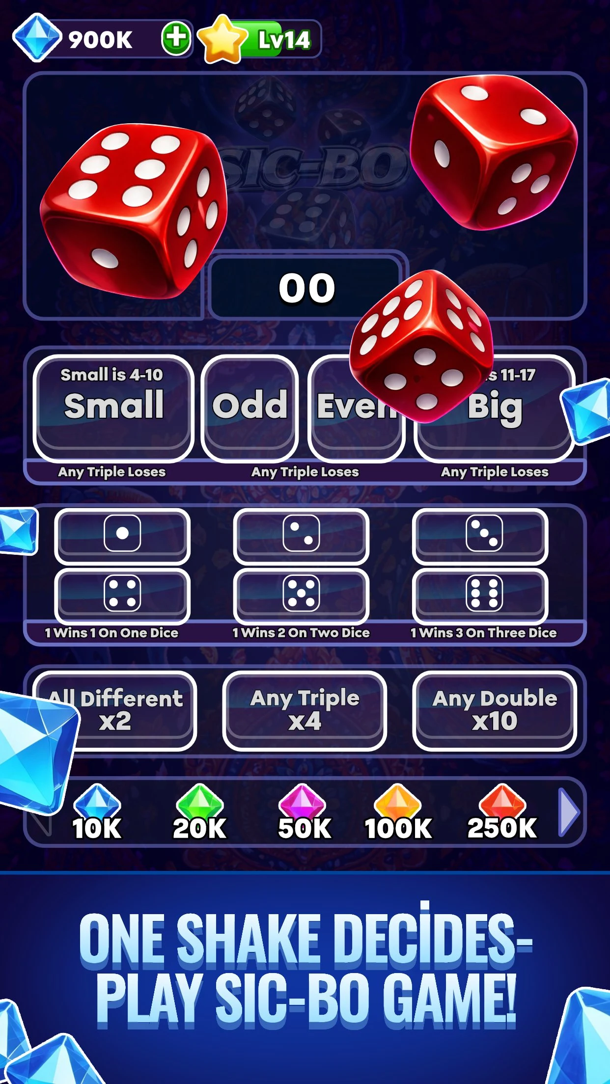 Sic Bo screenshot